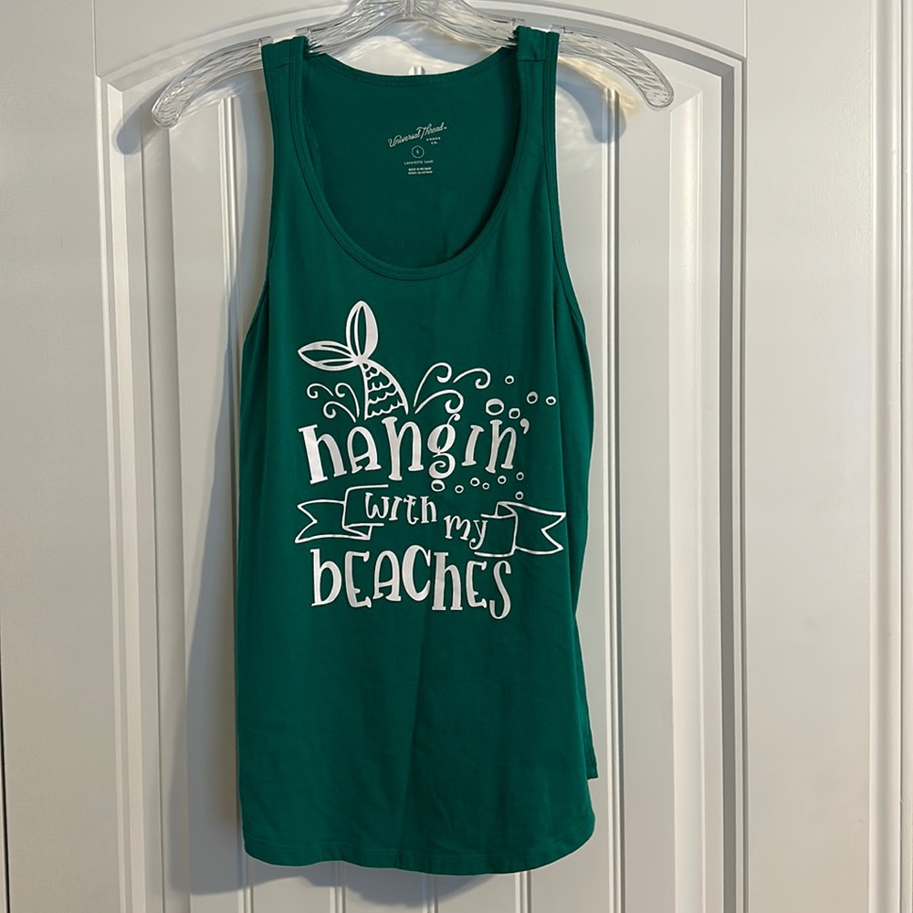 Universal Threads Hangin With My Beaches Tank Top